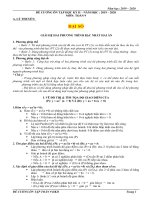 PHÂN DẠNG đề CƯƠNG ôn tập TOÁN 9 HKII (2019 2020) 