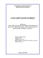 skkn LỒNG GHÉP GIÁO dục KỸ NĂNG PHÒNG TRÁNH BỆNH CAO HUYẾT áp và BỆNH TIỂU ĐƯỜNG vào dạy HỌC bài 20 cân BẰNG nội môi   SINH HỌC 11, cơ BẢN 