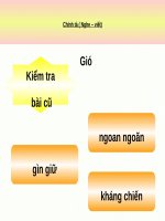 Chính tả Gió Tiếng Việt lớp 2 tuần 20