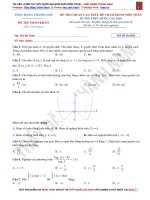 thầy đặng thành nam  đề thi chuẩn cấu trúc đề thi tham khảo môn toán năm 2020 đề số 03 