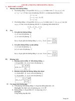 tom tat ly thuyet va bai tap trac nghiem phuong trinh duong thang