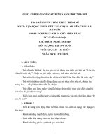 Giáo án hội giảng lớp 5 tuổi  lớn lên cháu lái máy cày nghề dịch vụ