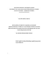 Phát triển tính tự chủ trong học tập của học sinh thông qua làm việc dự án ở một trường cấp hai tại hà nội 
