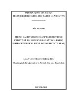 Phong cách tài liệu của spielberg trong phim về đề tài lịch sử (khảo sát qua hai bộ phim schindler’s list và saving private ryan) 