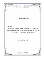 Nâng cao năng lực quản lý chất lượng các công trình xây dựng tại công ty trách nhiệm hữu hạn tư vấn xây dựng việt tin 