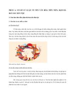 tiểu luận môn đường lối đề tài xây dựng nền văn hóa tiên tiến và đậm đà bản sắc dân tộc qua một số lễ hội văn hóa ở việt nam 