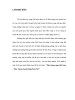 Thị trường vàng việt nam   thực trạng và giải pháp phát triển