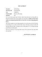 Nghiên cứu thực trạng ô nhiễm môi trường khu du lịch biển sầm sơn   thanh hóa và đề xuất các biện pháp quản lý, bảo vệ 