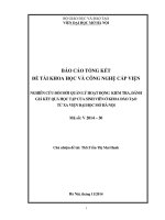 Nghiên cứu đổi mới quản lý hoạt động kiểm tra, đánh giá kết quả học tập của sinh viên ở khoa đào tạo từ xa viện đại học mở hà nội 
