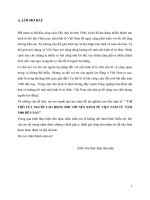 VAI TRÒ của NGƯỜI LAO ĐỘNG đối với nền KINH tế VIỆT NAM từ năm 1986 đến NAY