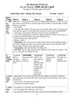 Giáo án lớp 5 tuổi chủ đề một số loại quả