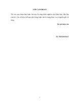 Một số giải pháp nâng cao hiệu quả sử dụng vốn tại công ty cổ phần TM   XNK thuận thành 