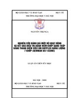 Nghiên cứu đánh giá mức độ hoạt động và kết quả điều trị bệnh viêm khớp dạng thấp bằng thang điểm siêu âm doppler năng lượng 7 khớp (german US7 score) 