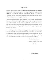 Nghiên cứu đề xuất quy trình vận hành cho hệ thống tiêu 3 trạm bơm dương hà   phù đổng   thịnh liên, huyện gia lâm, TP hà nội trong điều kiện đô thị hóa và biến đổi khí hậu 