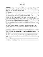 Khóa luận thông tin về biến đổi khí hậu trong chương trình thời sự