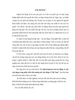 LÝ LUẬN HÀNG hóa sức LAO ĐỘNG và VIỆC vận DỤNG TRONG PHÁT TRIỂN THỊ TRƯỜNG LAO ĐỘNG VIỆT NAM