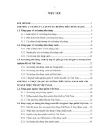 Nghiên cứu xu hướng tiêu dùng xanh đối với ngành thực phẩm việt nam 