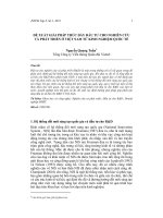 Đề xuất giải pháp thúc đẩy đầu tư cho nghiên cứu và phát triển ở Việt Nam từ kinh nghiệm quốc tế