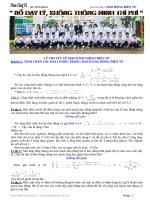 Chuyên đề: Mạch dao động điện từ Luyện thi THPT.QG