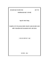 Nghiên cứu ứng dụng phẫu thuật giảm áp hốc mắt điều trị bệnh mắt basedow mức độ nặng 