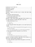 Phát triển bền vững ngành ca cao kinh nghiệm thế giới và bài học cho việt nam 