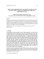 Thực trạng đổi mới sáng tạo trong chuỗi giá trị ngành cà phê và đề xuất chính sách thúc đẩy đổi mới sáng tạo