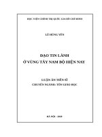Đạo tin lành ở vùng tây nam bộ hiện nay 