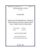 Nghiên cứu hiệu quả kiểm soát hen bằng oxit nitric khí thở ra ở trẻ trên 5 tuổi tại bệnh viện nhi trung ương 
