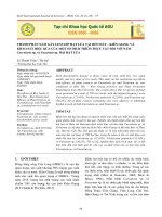 Thành phần nấm gây lem lép hạt lúa tại Hòn Đất – Kiên Giang và khảo sát hiệu quả của một số dịch trích thực vật đối với nấm Curvularia sp. và Fusarium sp. hại hạt lúa