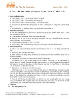 công tác thi công lắp dựng cửa đi   cửa sổ bằng gỗ