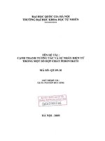 Điều tra, nghiên cứu, xây dựng cơ sở dữ liệu địa lý phục vụ công tác giáo dục, quy hoạch sử dụng hợp lý tài nguyên và bảo vệ môi trường ở quy mô cấp huyện   lấy ví dụ huyện ba vì, h 