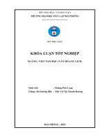 Thực trạng và giải pháp nâng cao hiệu quả kinh doanh dịch vụ tiệc cưới nhà khách bến bính hải phòng