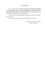 Nâng cao năng lực canh tranh dịch vụ giao nhận vận chuyển hàng hóa quốc tế của công ty cổ phần dịch vụ vận chuyển quốc tế và thương mại vinh vân minh vân chi nhánh hà nội 