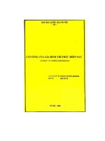 Lối sống của gia đình trí thức hiện nay   nghiên cứu trường hợp ĐHQGHN 