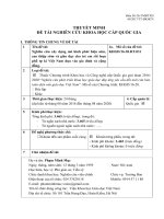 Nghiên cứu xây dựng mô hình phát hiện sớm, can thiệp sớm và giáo dục cho trẻ em rối loạn phổ tự kỉ việt nam dựa vào gia đình và cộng đồng 