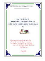 BAI THU HOACH BOI DUONG CHUC DANH NGHE NGHIEP GVTH HANG 2 Minh Tam