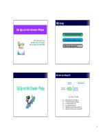 Bài tập Mô hình hóa ô nhiễm nước mặt