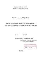 Những nguyên tắc soạn thảo giáo án cho giờ dạy ngoại ngữ có hỗ trợ của công nghệ multimedia 