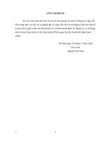 Phát triển dịch vụ giao nhận hàng hóa xuất nhập khẩu bằng đường hàng không của công ty TNHH TM Forwarding