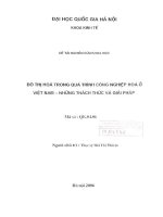 Đô thị hóa trong quá trình công nghiệp hoá ở việt nam   những thách thức và giải pháp 