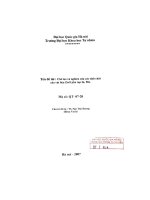 Chế tạo và nghiên cứu các tính chất của vật liệu zno pha tạp in, mn 