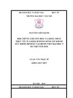 Hội chứng chuyển hóa và khẩu phần thực tế của khách hàng đăng ký khám sức khỏe định kỳ tại bệnh viện đại học y hà nội năm 2018 