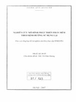 Nghiên cứu mô hình phát triển phần mềm theo định hướng sử dụng lại  