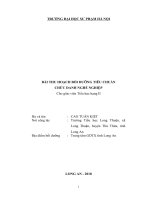 Bài thu hoạch Bồi dưỡng chức danh nghề nghiệp giáo viên tiểu học hạng II