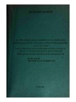 Hệ điều hành linux  nghiên cứu và triển khai trong hoạt động của khoa công nghệ (ĐHQGHN) và ở việt nam 