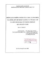Những quan điểm cơ bản của c mác, f ăngghen, v i lê nin, hồ chí minh và đảng ta về giai cấp và liên minh giai cấp trong thời kỳ quá độ lên CNXH 