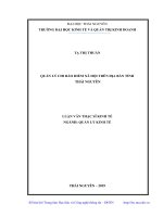 Quản lý chi bảo hiểm xã hội trên địa bàn tỉnh thái nguyên 