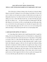 HẠN CHẾ SAI SÓT TRONG THANH TOÁN BẰNG LC ĐỐI VỚI DOANH NGHIỆP XUẤT NHẬP KHẨU VIỆT NAM