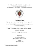 Eficacia del programa de inteligencia emocional intensivo (PIEI) en la inteligencia emocional y la conducta prosocial de alumnos de la ESO