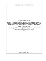 NGHIÊN CỨU ĐÁNH GIÁ TÁC ĐỘNG CỦA LUẬT KHOÁNG SẢN VÀĐỀ XUẤT CƠ CHẾ CHÍNH SÁCH ĐỂ THAY ĐỔI NHỮNG BẤT CẬPTRONG THỰC TIỄN THI HÀNH LUẬT KHOÁNG SẢN NĂM 2010